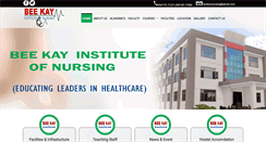 Desktop Screenshot of beekaynursing.com